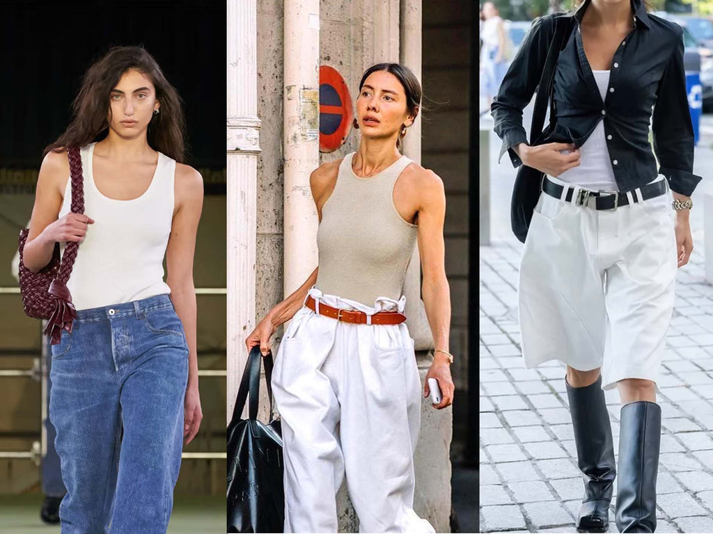 It's Celebrity's Newest Love, the Stylish Look With a White Tank Top