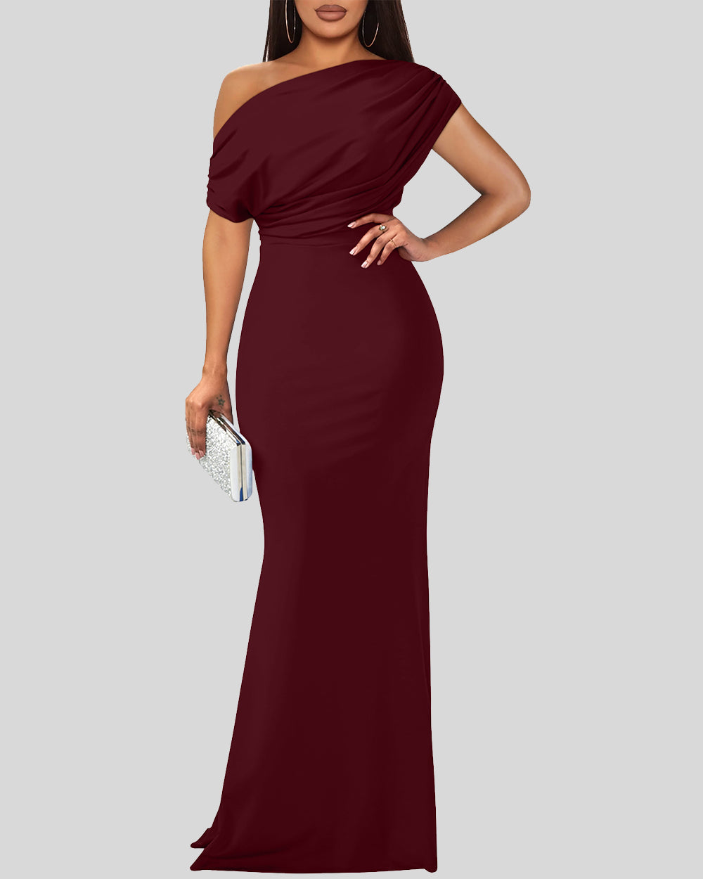 Women's Elegant Sleeveless Off Shoulder Bodycon de OQQ