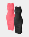 Black Fluorescent pink A