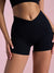 Cross Over Athletic Shorts Black