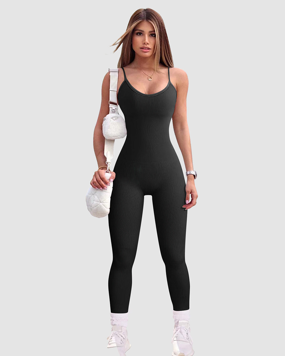 One Piece Straps Tummy Control JumpSuits de OQQ