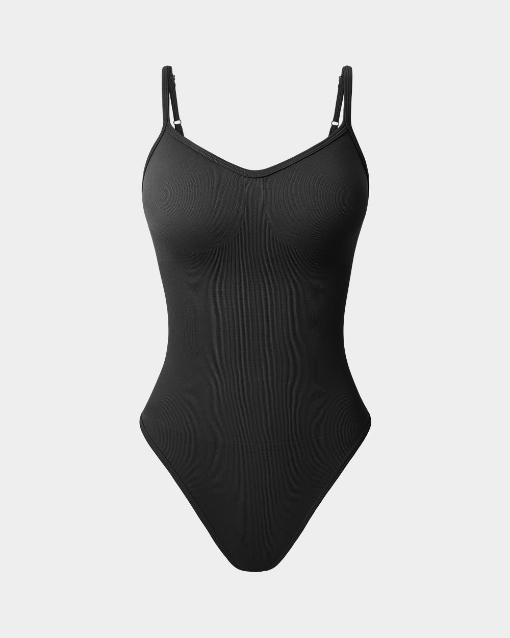 Sleeveless Adjustable Spaghetti Strips Bodysuits de OQQ