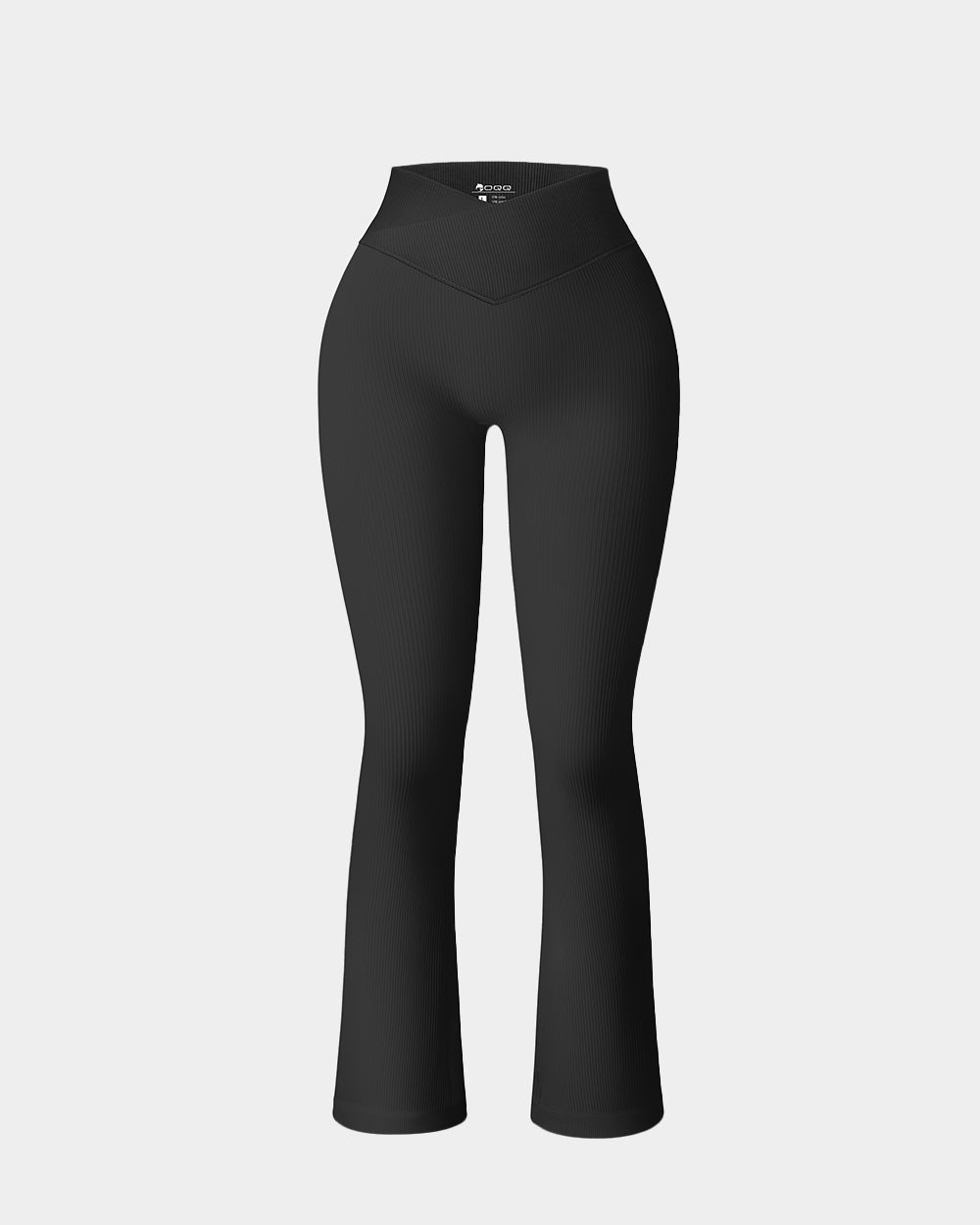 Ribbed Cross Over High Waist Lounge Pants de OQQ
