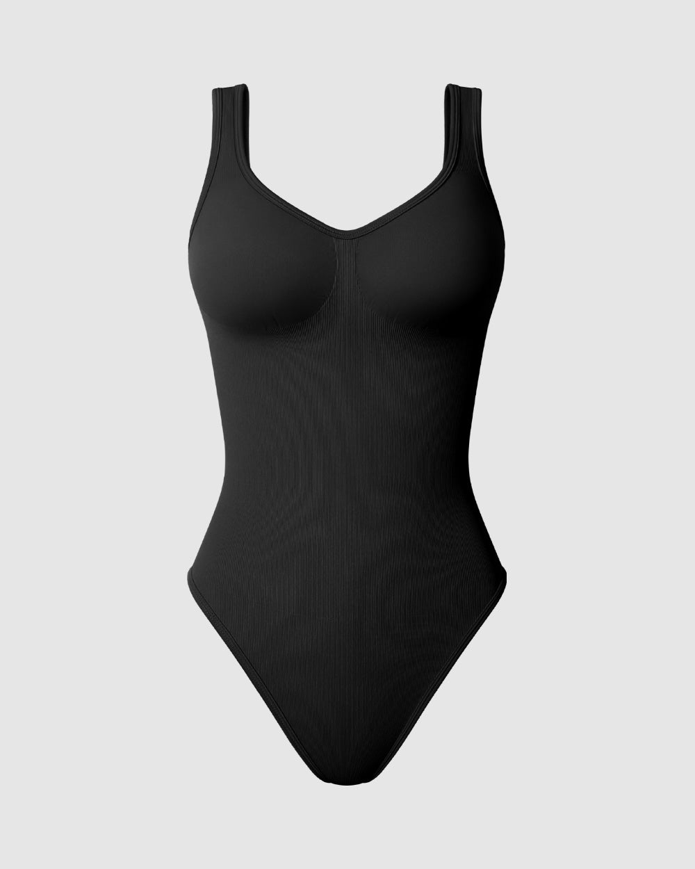 Ribbed Sleeveless Shapewear Tank Tops Bodysuits de OQQ