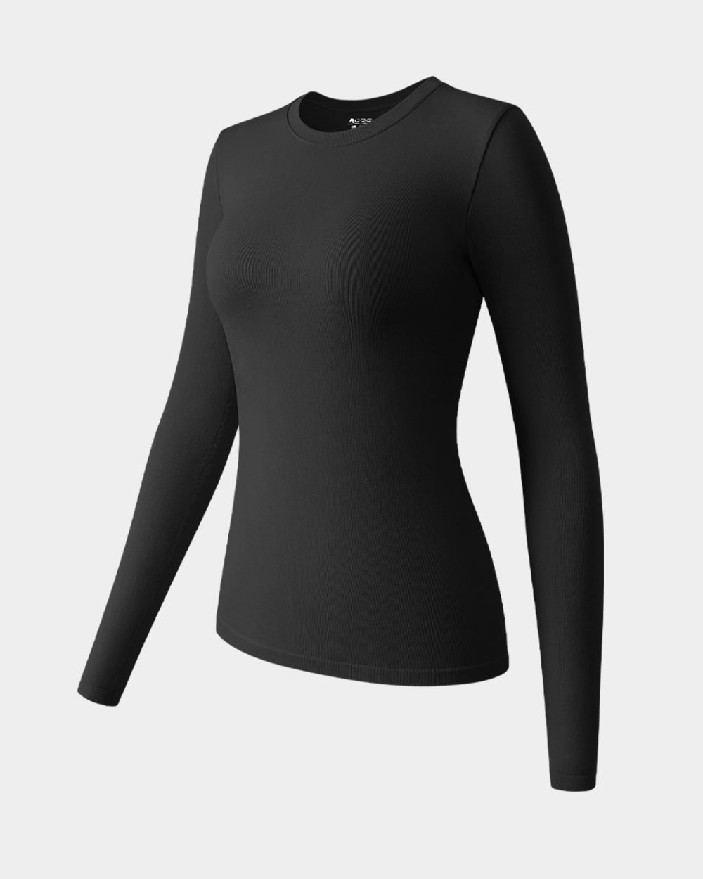 Crew Neck Stretch Fitted Tee Shirts Tops de OQQ