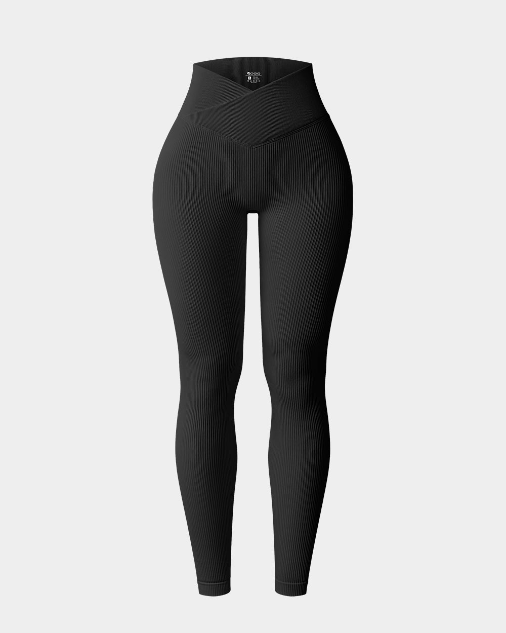 Cross Over High Waist Athletic Lounge Pants de OQQ