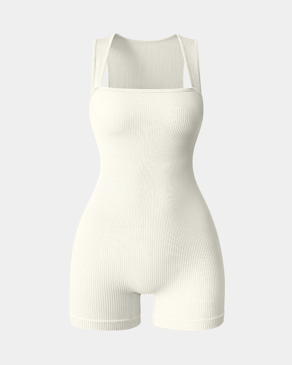 Square Neck Exercise Rompers de OQQ