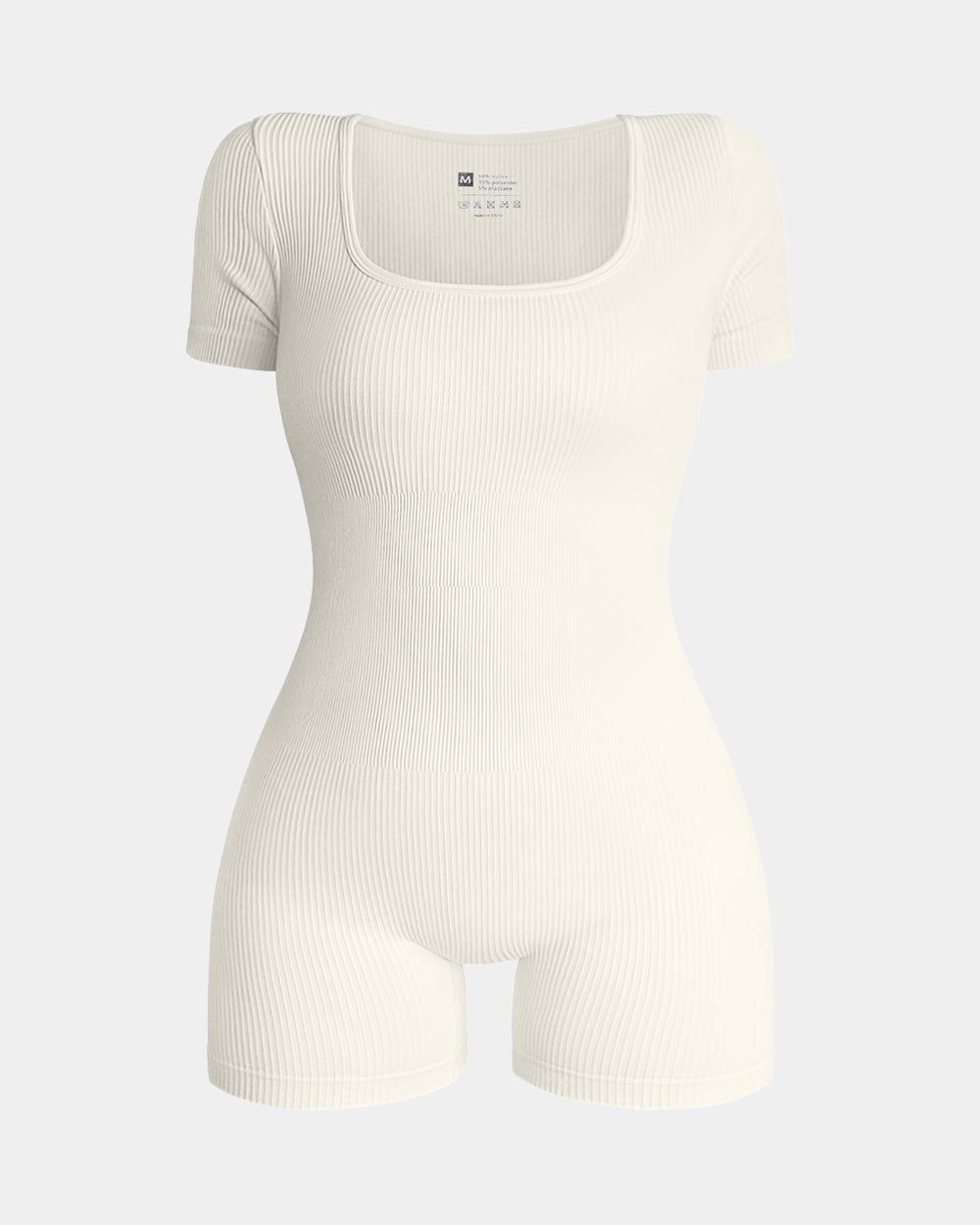 Square Neck Exercise Rompers de OQQ