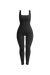 Ribbed Sleeveless Jumpsuit Black