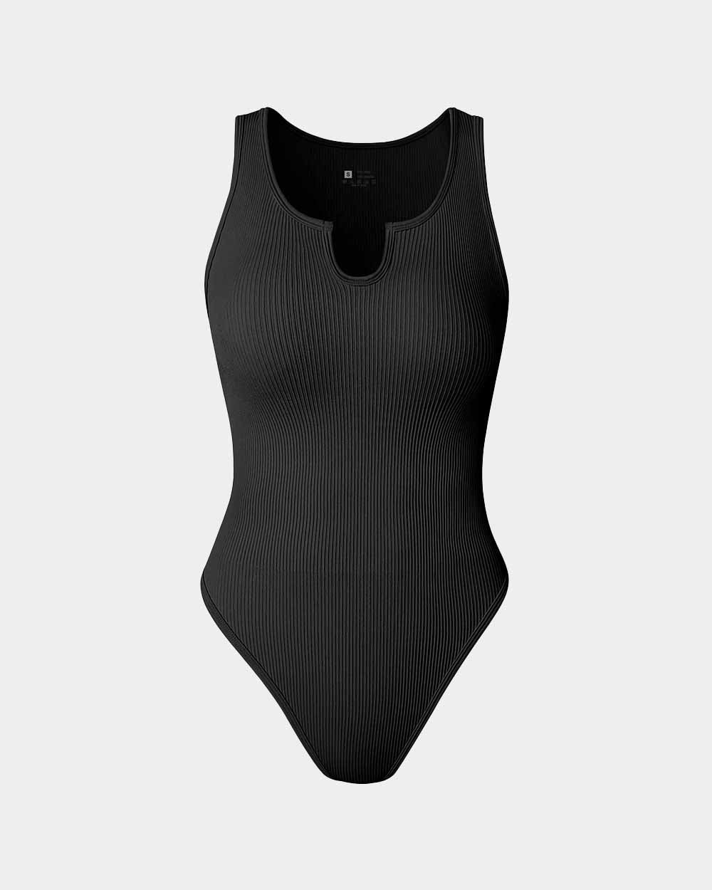 Ribbed Sleeveless Bodysuits de OQQ