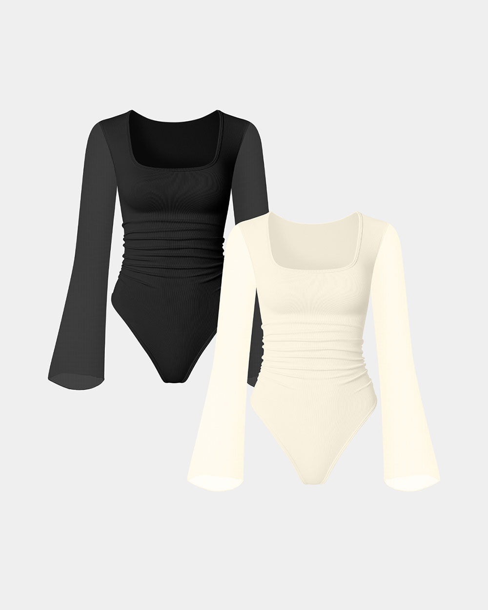 Solid Long Sleeve Bodysuit
